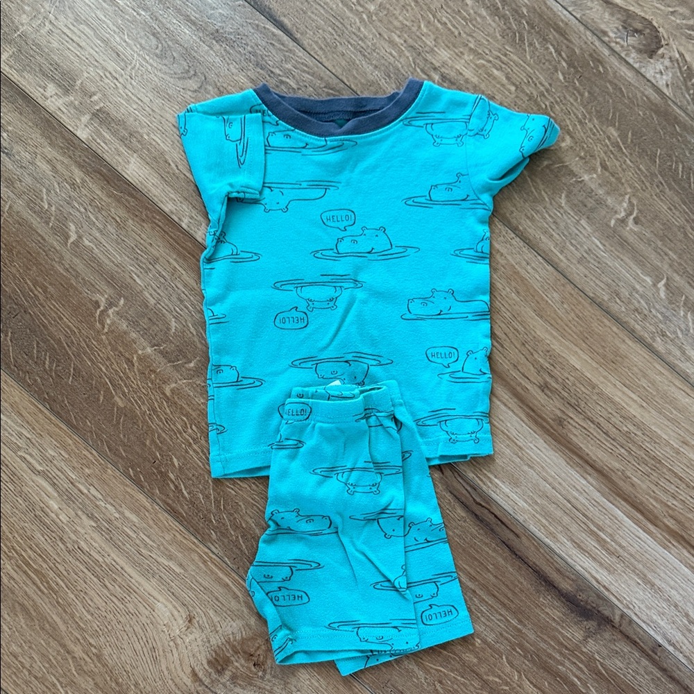 Carter's hippo Kids Pajama Set